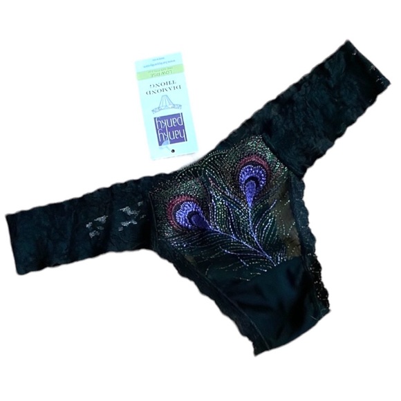 Hanky Panky low rise Diamond Thong in peacock print NWT - Picture 1 of 10